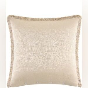 Rose Tree
Hannah Woven Dot Fringe Trim Euro Sham